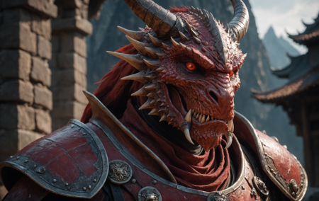 31073416-4042674297-cinematic film still, close up, photo of a red Dragonborn, in the style of hyper-realistic d&d, full plate,  sony fe 12-24mm f_2.png